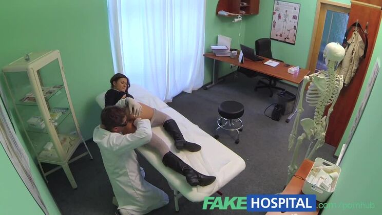 FakeHospital Perfect busty slim patient loves the doctors cock cure