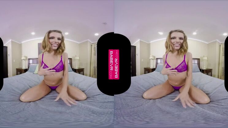 BaBeVR.com Adriana Chechik Does Private Squrting Sex Toy Show 4U