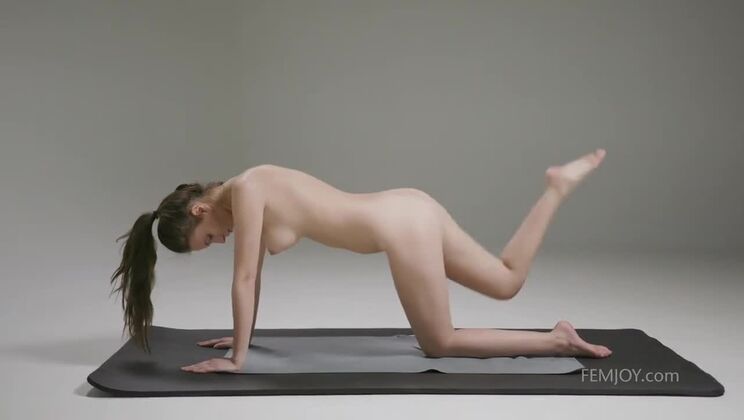 Alisa I., the Brunette in Workout Session 1