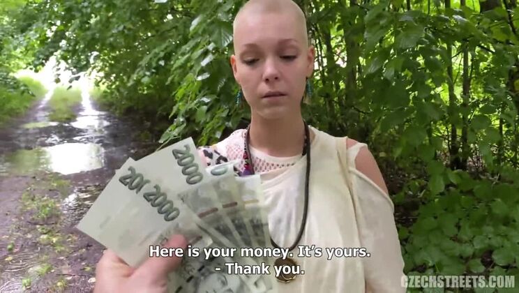 Bald Rebel's Outdoor Sex Adventure with Tattoo