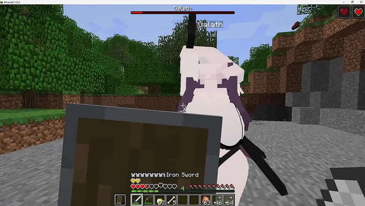 Minecraft Masturbation: Battle with Galath