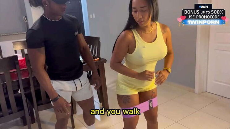 BBC Personal Trainer Bangs Hot Wife: Blowjob, Hardcore, Cumshot