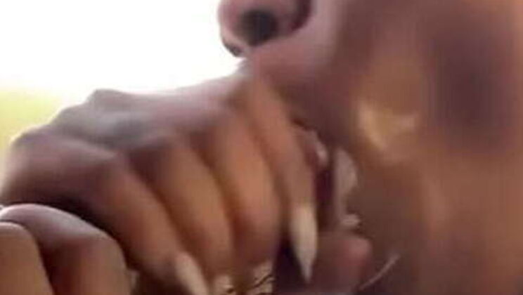 Hefty Load on the Crown: Ebony Teen in Public