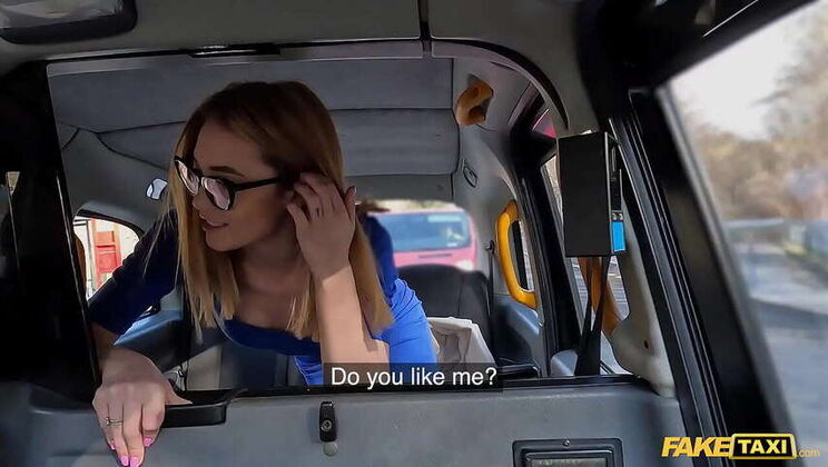 Amateur Teen Rika Fane: Reality Encounter with Big-Cocked Taxi Driver in Thick Rimmed Glasses