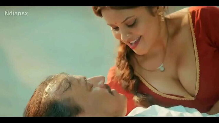 Father-in-law's massive cock in daughter-in-law's anal sex during yoga