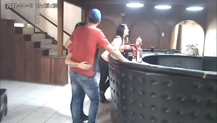 Spy Cam: Husband Caught Cheating with Wife, Leads to Brawl