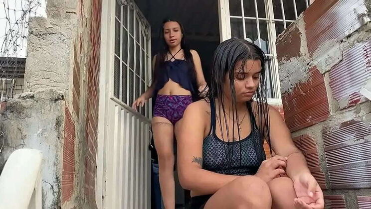 While Our Parents Are Away, Lizeth and I Have a Lesbian Fling with a Dildo