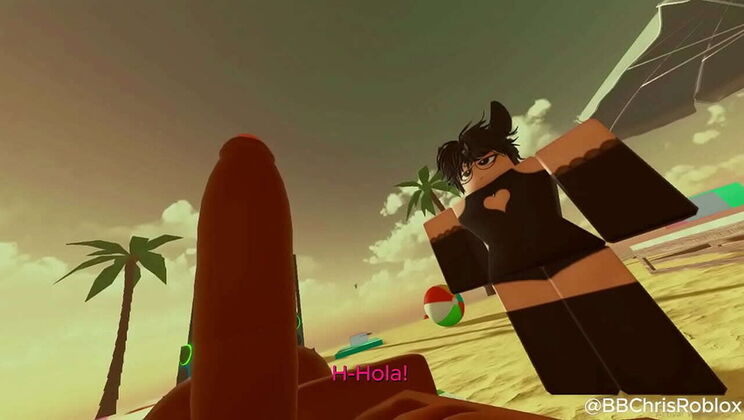 Big Black Cock Fucking Cute Bunny in Roblox Style