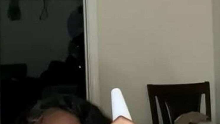 Ebony Babe Majestynasty Takes on Vibrator with Big Ass and Juicy Tits