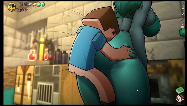 HornyCraft Parody: Giant Yoga Pants Thighjob - Ep. 39 - Cum In Gaming