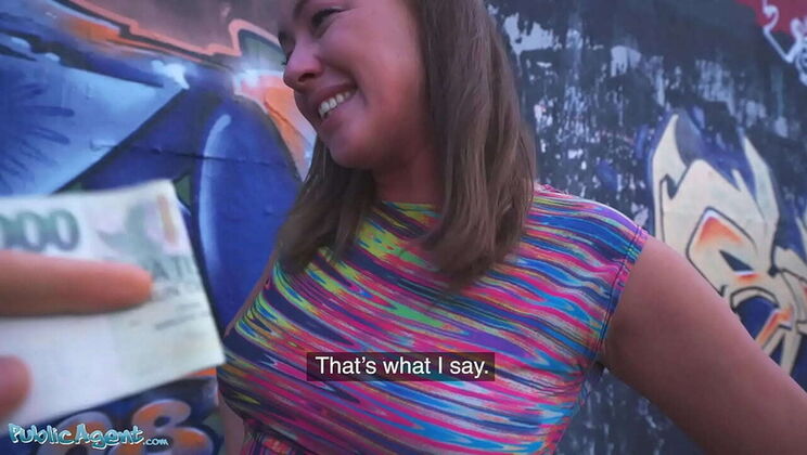 Elisa Tiger Takes Doggystyle Fuck Under Highway in Public Agent Scene