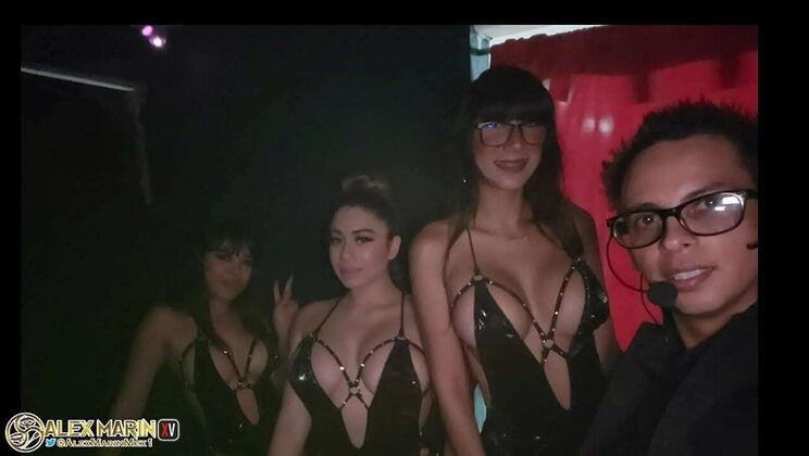 Hot Sado Show in Jalisco with Mia Marin & Giselle Montes - Live Sex & Cum Feast