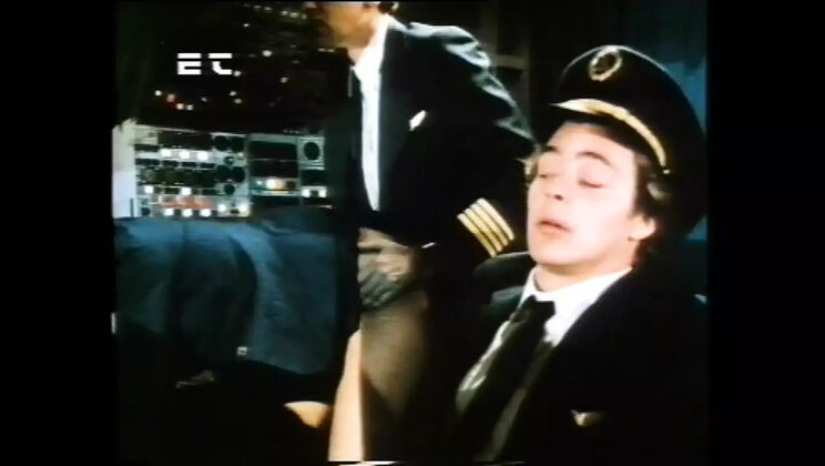 Sexy Hostess Keli Richards Gives Blowjob and Takes Facial in Vintage European Scene