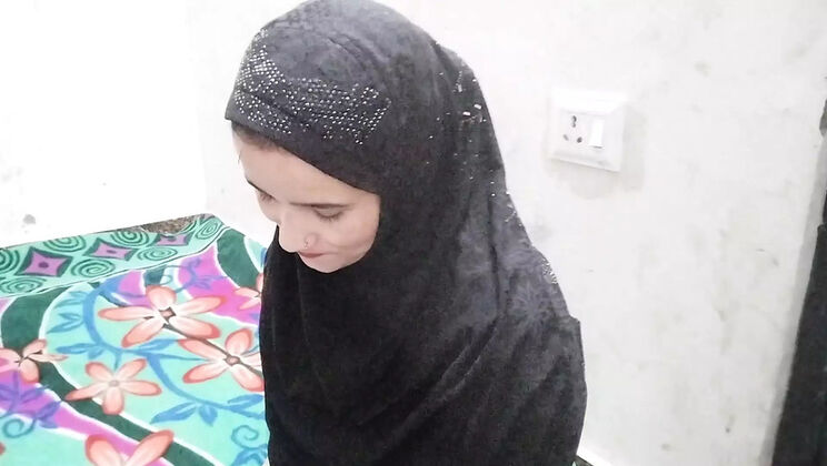 Desi Muslim Girl Takes Off Burkha for Hot Bathroom Fuck with Stepbrother
