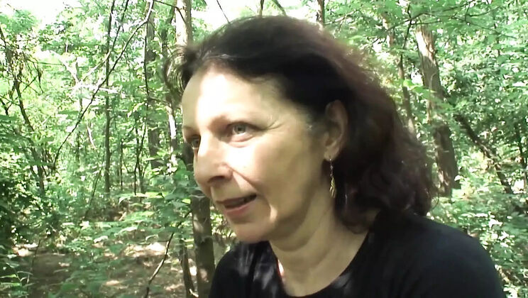 German MILFs Fucking Hard Big Cocks Outdoors - Real Amateur Brunettes in HD