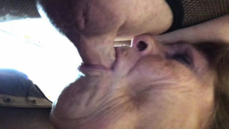 Granny Wonder Woman Face Fucks & Deep Throats Huge Cock - Homemade Amateur POV Blowjob