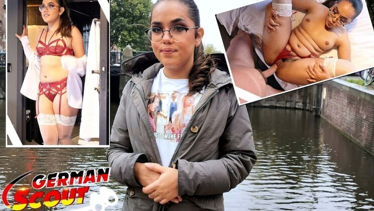 German Scout Picks Up Curvy Latina Teen Esperanza Del Horno for Hot Casting Fuck - Big Dick, Glasses, Facial