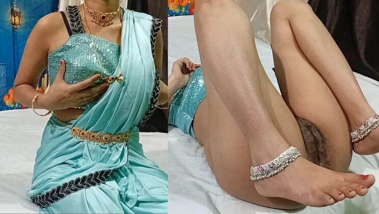 Hot Tamil Aunty in Saree Fucked Hard - Desi Bhabhi Loves Big Cock - Dearshivani MrsShivani Vamika