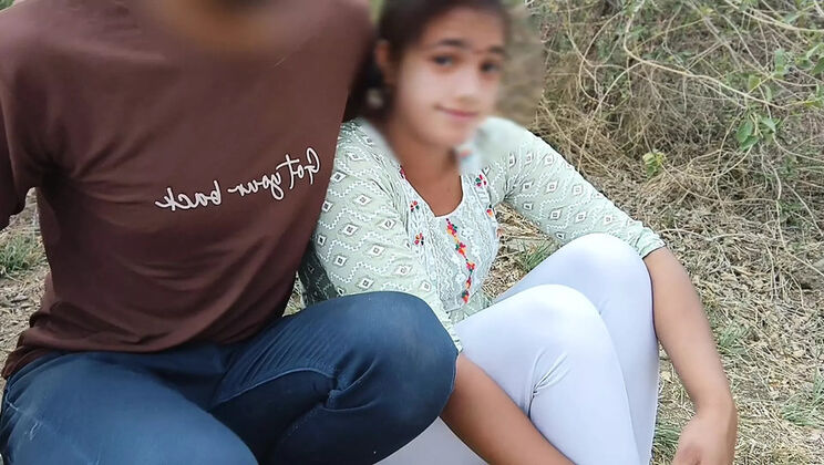 Desi Jija Sali Hardcore Jungle Sex - First Time Outdoor Fuck in Hindi