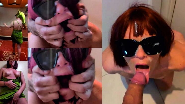 Redhead Italian MILF Gets Brutal Facial Cumshot in Hotel - Hardcore Rough Sex!