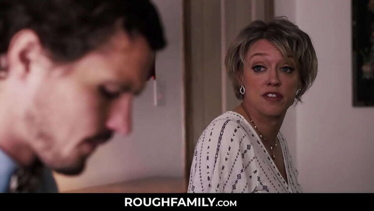Classy MILF Dee Williams Cheers Up Depressed Stepson with Rough Family Sex