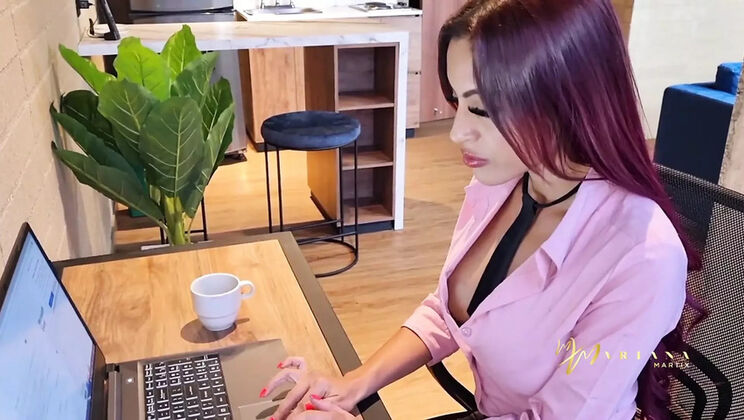 Horny Latina Teacher Squirts in Mariana Martix's Mouth - Lesbian HD Video