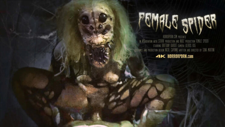 Hot Horror Porn: Spider Monster Fucks & Feeds on Brittany Bardot - Rough BJ, Facial, POV