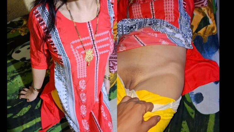 Desi Village Teen Shima Kumari Hard Fuck - Tight Pussy, Doggy Style Outdoor Sex