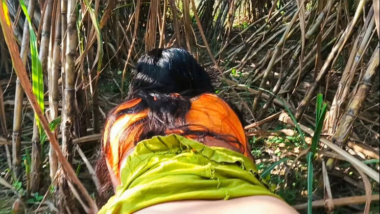 Desi Mummy Hardcore Anal Fuck in Sugarcane Field - Indian Village Sex