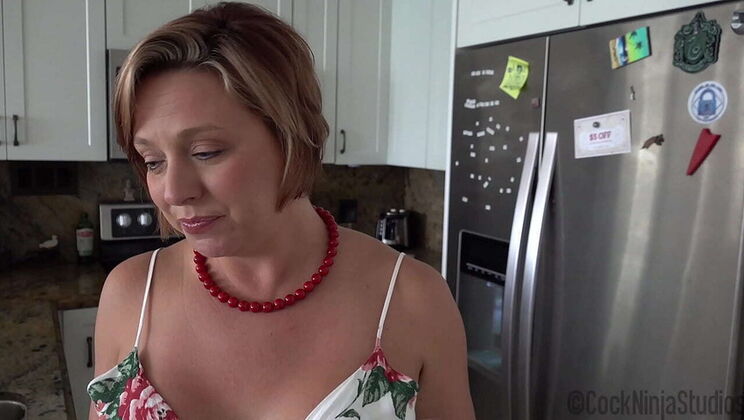 Step Son Fucks Horny MILF Step Mom Brianna Beach - POV Blowjob & Doggystyle