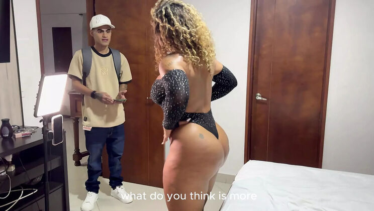 Carla Morelli caught fucking Danyel's huge cock in wild doggy & cowgirl - Big Tits Latina MILF