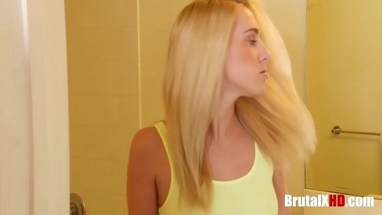 Blonde Teen Stepsister Cadence Lux Gets Rough Punishment From Angry Stepbro