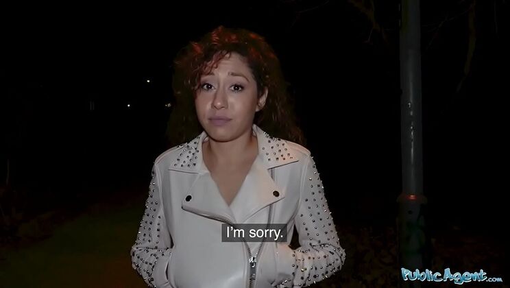 Hot Mexican Babe Gets Creampie in Public - Rough Outdoor Sex with Big Black Cock