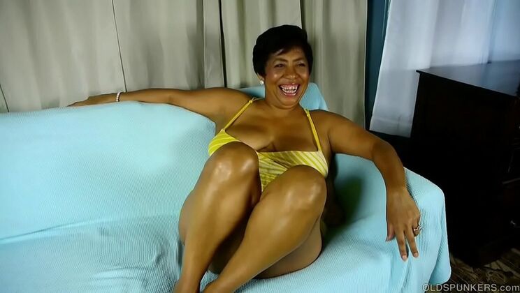 Busty Mature Cougar Talks Dirty About Titty Fucking Lucky Young Guy