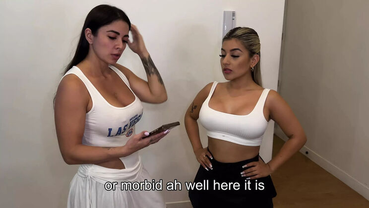 Big Booty Latina MILF & Hot Blonde Threesome - Double Cowgirl & Doggy Style Fuck with Muscular Stud