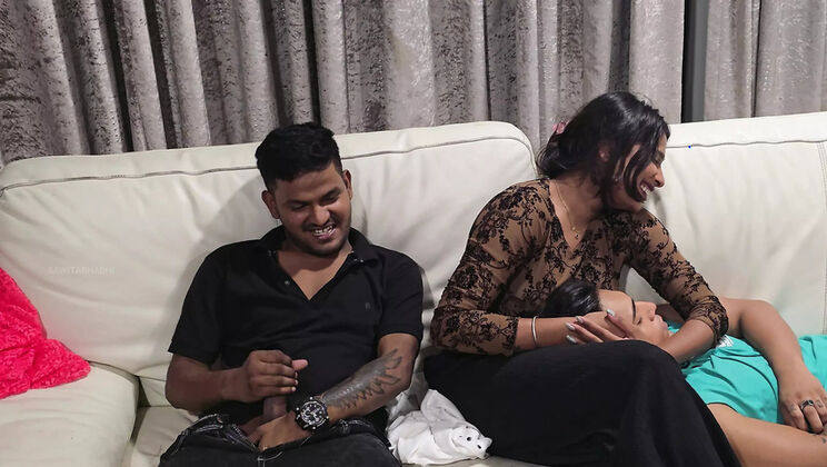 Indian Boy Shakes His Big Cock for Girls - Blowjob, DP & Squirting in 4K