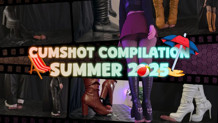 Hot Summer 2025 Cumshot Compilation - Footjob & Ballbusting with TamyStarly