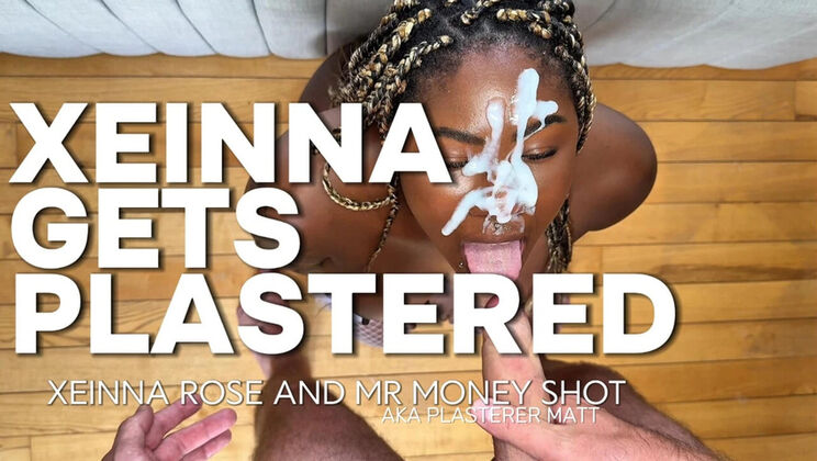 Plasterer Matt Covers Xeinna Rose's Big Tits in Cum - Hardcore Blowjob & Rough Doggystyle