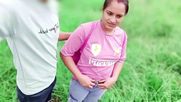 First Time Sex - Desi College Girl Fucked Hard in Jungle by Big Cock Boy (Hindi Audio)