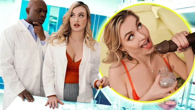 Natalia Starr Takes Black Cock for Science - Rough Blowjob & Doggy Style in 4K