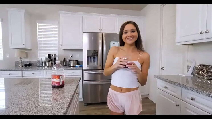 Step Sis Zoe Bloom Gives Steamy Lap Dance - TeamSkeet