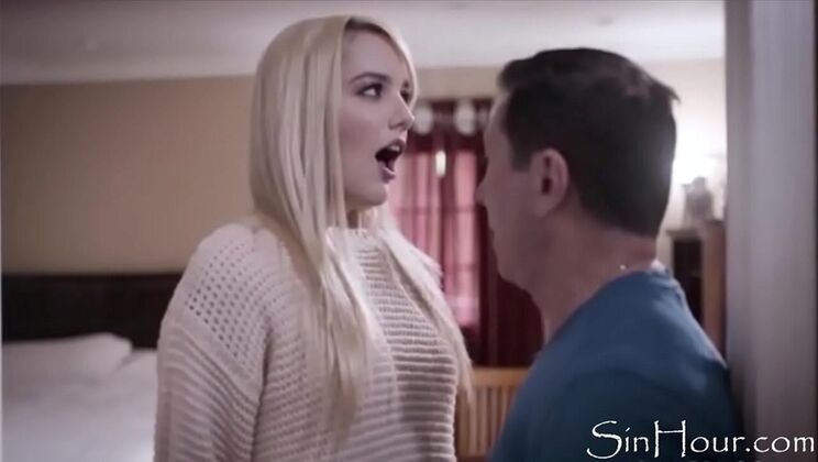 Skinny Teen Kenna James Begs Stepdad For Creampie To Get Pregnant