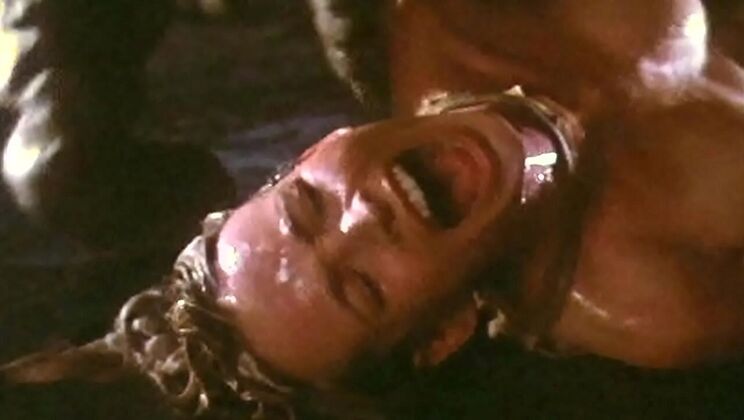 Giant Worm Fucks & Impregnates Spaceship Officer - Galaxy Of Terror Sex Scene