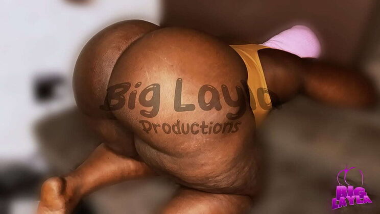 Big Booty Ebony BBW Pays Rent With Doggystyle - BigLayla & ManPavan