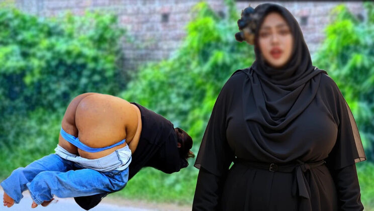 Indian Muslim BBW Aria Mia Fucked Hard on Jungle Road Trip - Outdoor Sex Vlog with Desi Hindi Audio