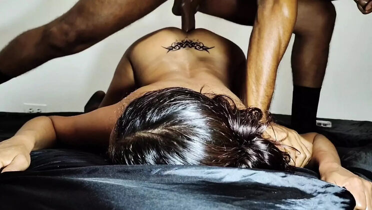 Hot Indian Massage Turns Wild - Desi Girl Gets Doggy Style Ride and Big Cock Cumshot on Her Back