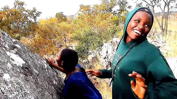 Black Ebony Vintage Massage Comedy in Mountain with Judithxxx & 1Gorret