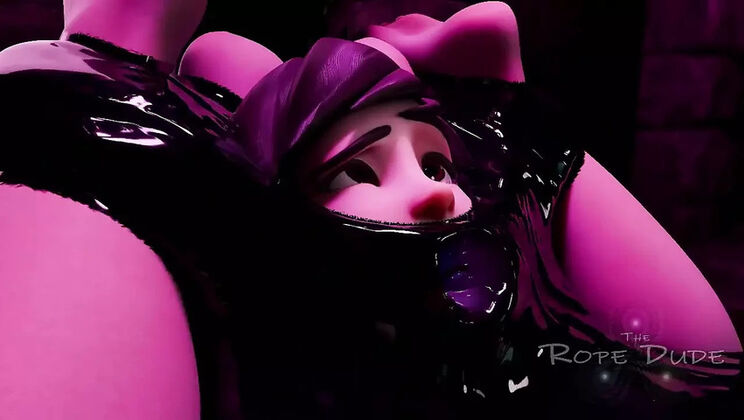 Mei's Final Corruption Part 3 - Hogtied Hentai 3D Sex with Rope and Goo by TheRopeDude