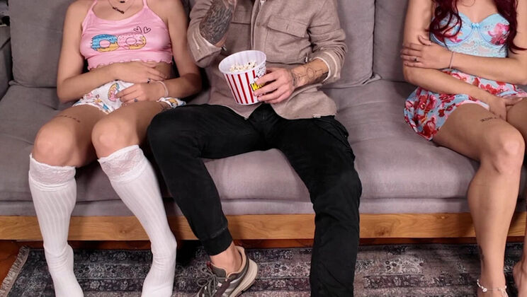 Stepdad Fingers Teen Stepdaughter While Stepmom Is Away - Taboo Family Sex