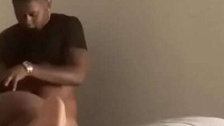 Handsomedevan fucks his big booty ebony stepmom in the ass hardcore part 1